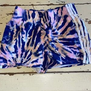 Tie Dye Adidas Cloth Shorts XS